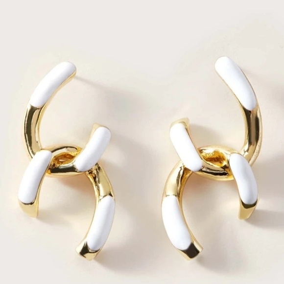 Two tone Earrings - Picture 6 of 10